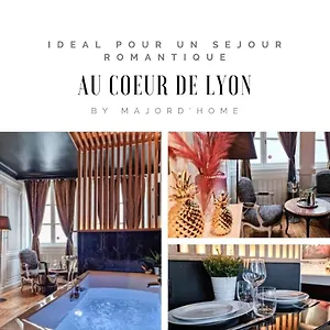  Appartement Majord'Home - Le Boudoir - Balnéo - Lyon Centre